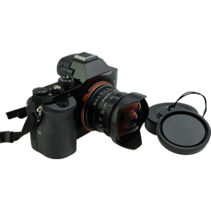 Lens F2.8 Star 7.5mm Super Wide Angle Fisheye For Canon Fuji Aps-c Mirrorless Camera | Электроника