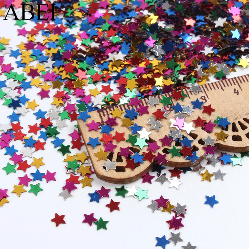 50 г/лот блестки со звездами россыпью сделай сам свадьба вечеринка скрапбукинг