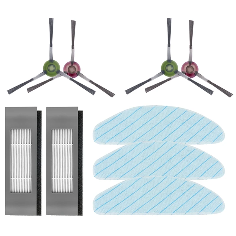 

Side Brush Mopping Mop Cloth Filter for Ecovacs Deebot Ozmo T9 AIVI T9 AIVI T9PRO T9MAX T9 Robot Vacuum Cleaner Part