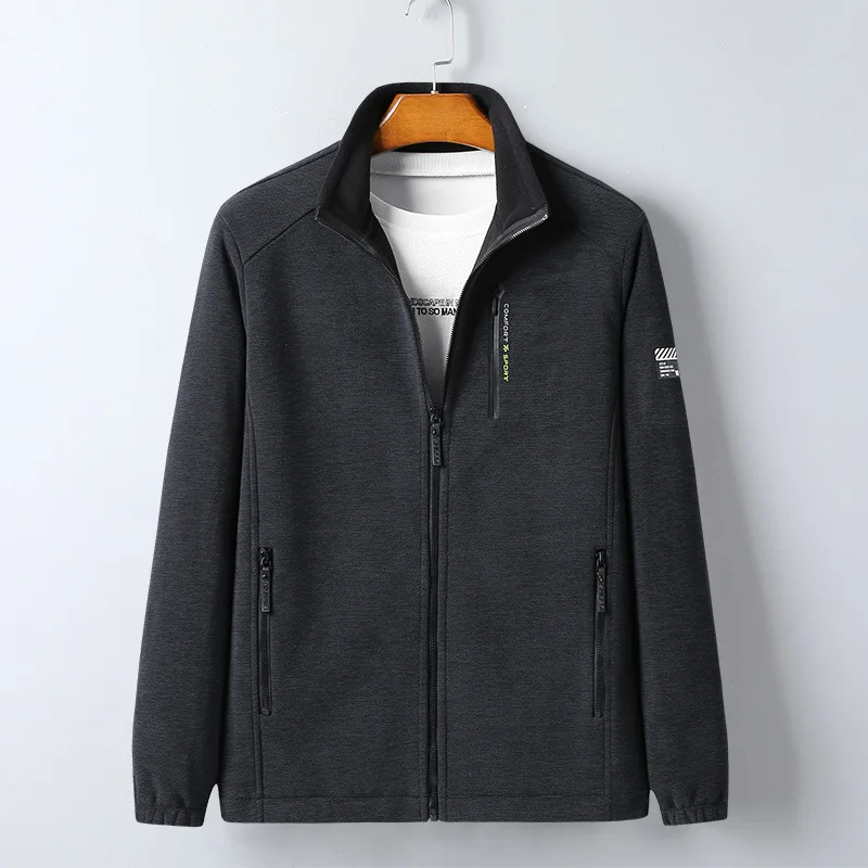 

Men's polar fleece thick Plush coat fat plus large cardigan sweater fat guy fleece clothes