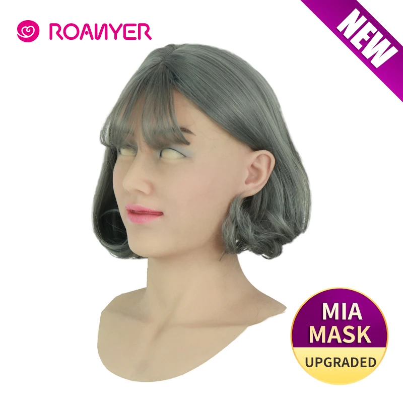 Roanyer силиконовая маска Mia латексная Сексуальная искусственная фотомаска для