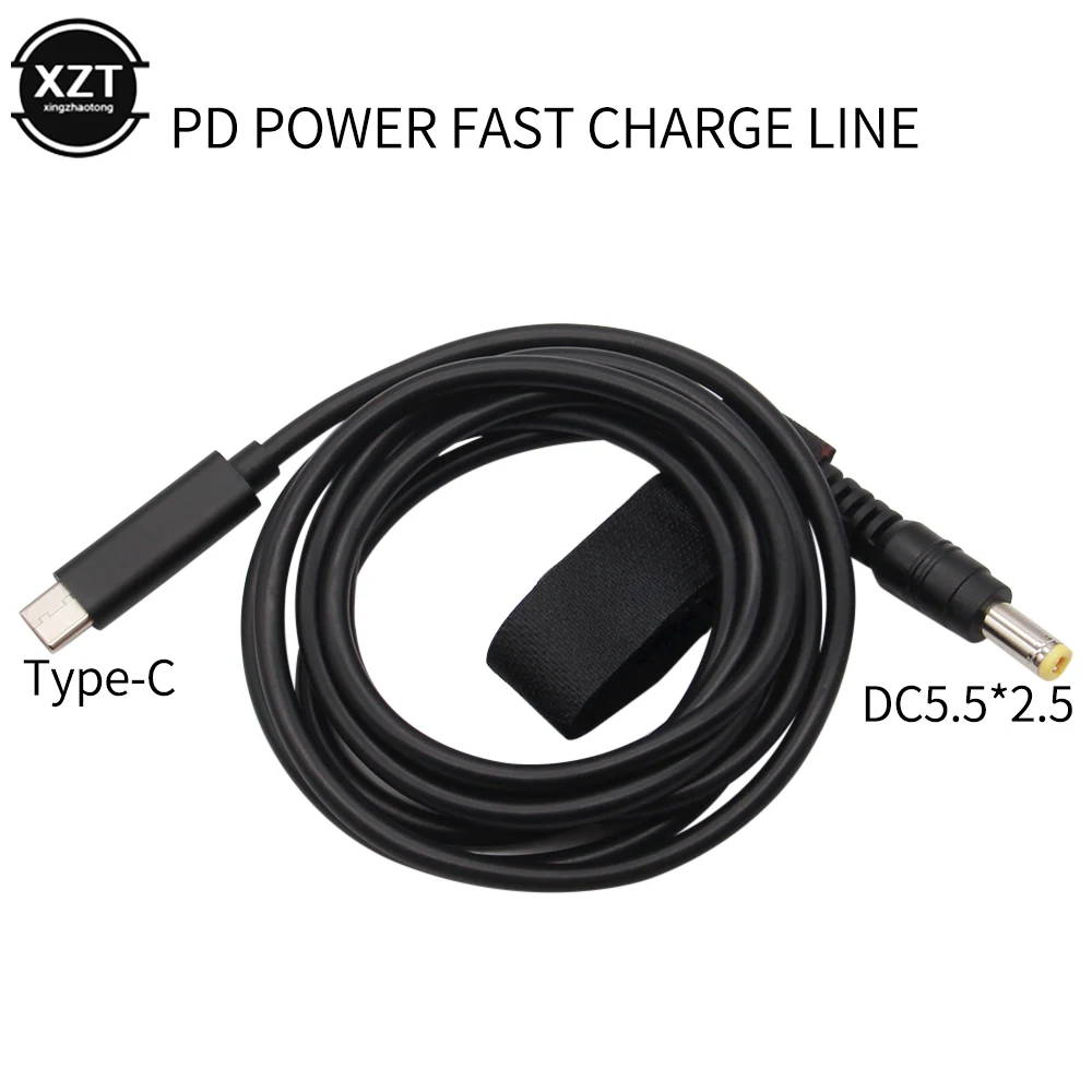 USB Type C PD зарядный кабель шнур адаптер питания постоянного тока конвертер 5 5*2 15 в 20