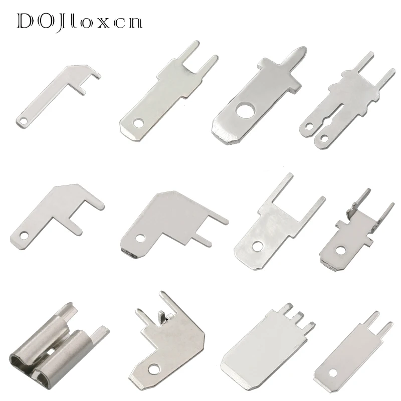 

20/50/100/200/500 Pcs 2.8 4.8 7.8 9.5 MM 110 187 305 PCB Solder Tab Tin-Plated Brass Circuit Board Solder Terminall DJ610-2.8-5