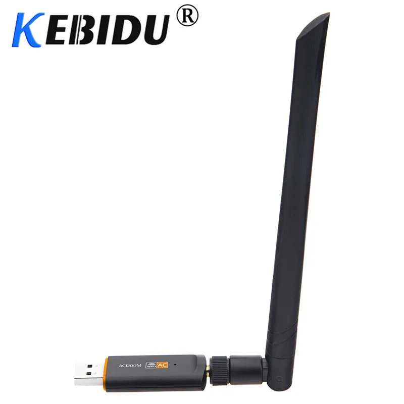 Kebidu 1200 Мбит/с приемник сетевой карты USB 3,0 с антенной беспроводной Wifi адаптер двухдиапазонный для настольного ноутбука 802.11ac стандарт