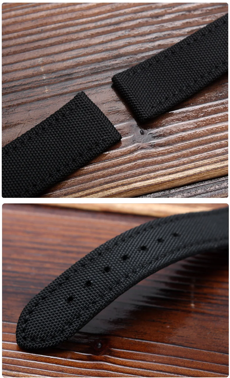 Для SKX007 SKX009 браслет нейлоновый Холст Прочный Спортивный мягкий ремешок для часов удобная кожаная подкладка ремешок для часов 18 мм 20 мм 22 мм