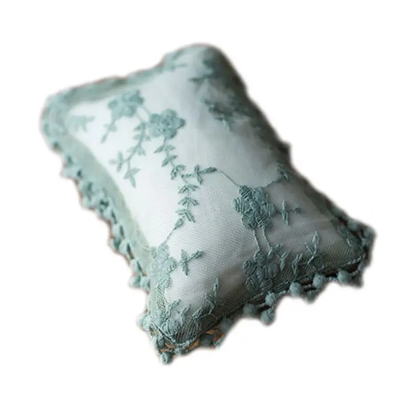 

Newborn Posing Lace Floral Pillow Baby Infant Photo Shooting Photography Props