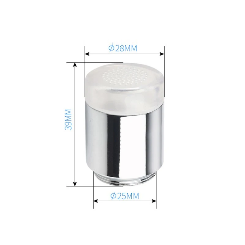 

New LED Water Faucet Stream Light Kitchen Bathroom Shower Tap Faucet Nozzle Head 7 Color Change Temperature Sensor Light Faucet