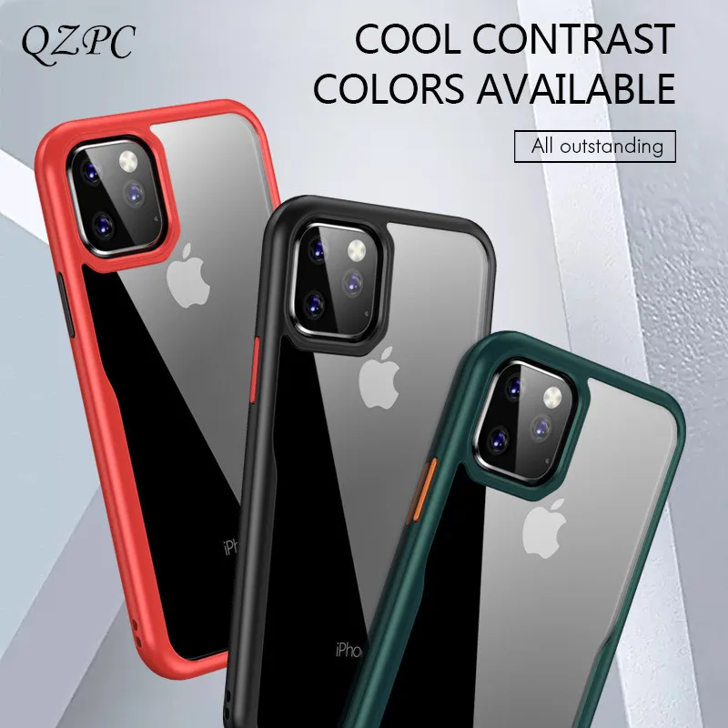 Для iPhone 11 11Pro Max XIR 11R чехол 2019 Vpower Ультратонкий Прозрачный задняя крышка для чехлы