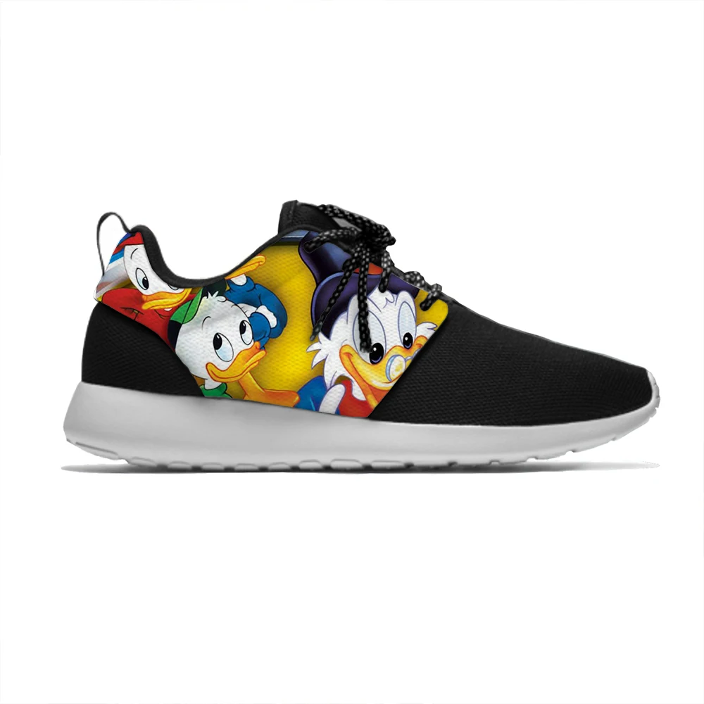 Спортивная обувь для мужчин кроссовки DuckTales аниме принт дети мальчики девочки