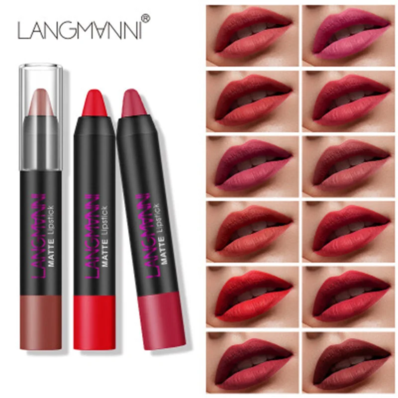 

Women Matte Lipsticks Waterproof Silky Velvet Long-lasting Lipsticks SSwell