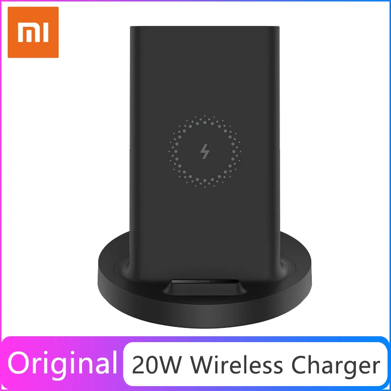 Xiaomi 20W Max вертикальное Беспроводное зарядное устройство с зарядкой от вспышки Qi