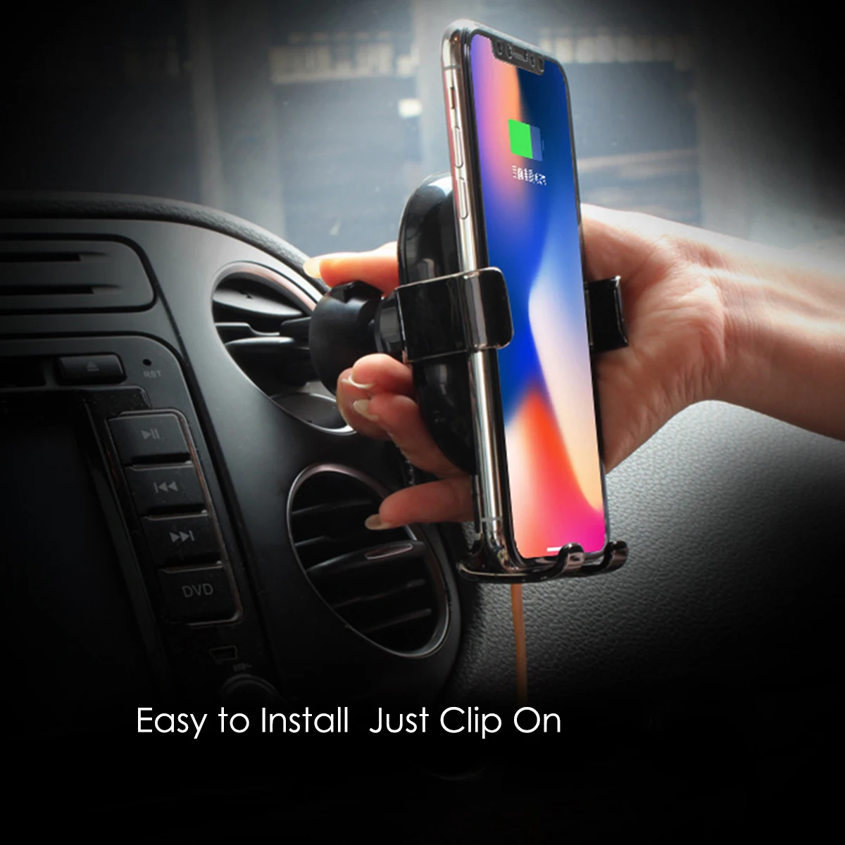 SOONHUA многофункциональное QI автомобильное гравитационное Беспроводное зарядное