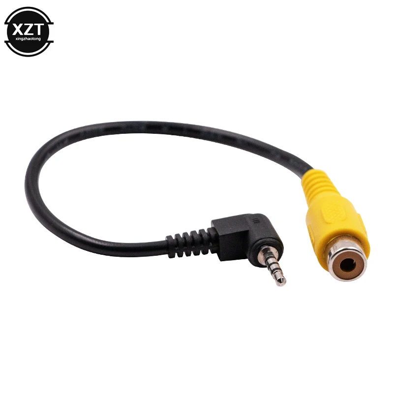 

GPS Converter Cable Cord Mini AV in Video Cable 2.5mm Stereo Jack Male Plug To RCA Female Adapter Cable For Car DVR