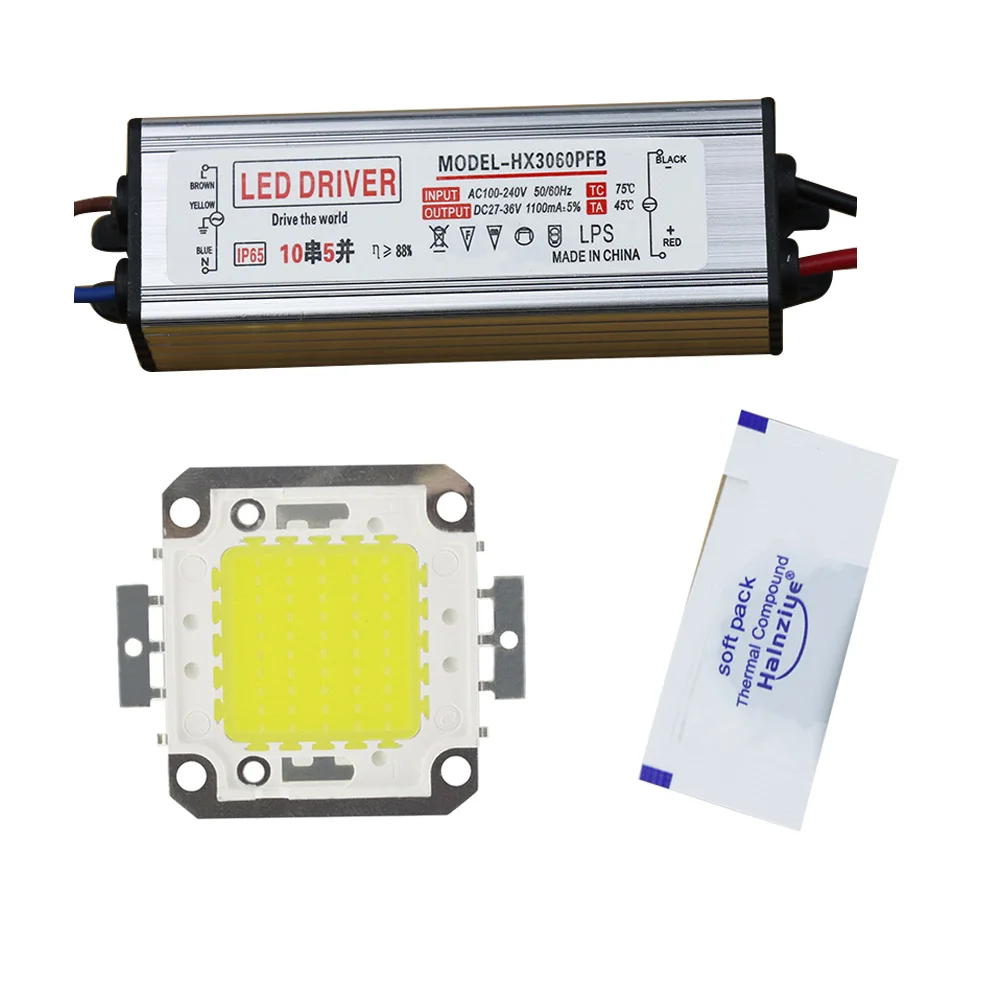 50 Вт светодиодный чип + фонарь термоэлементы из чистой меди|Подвесные лампочки| |