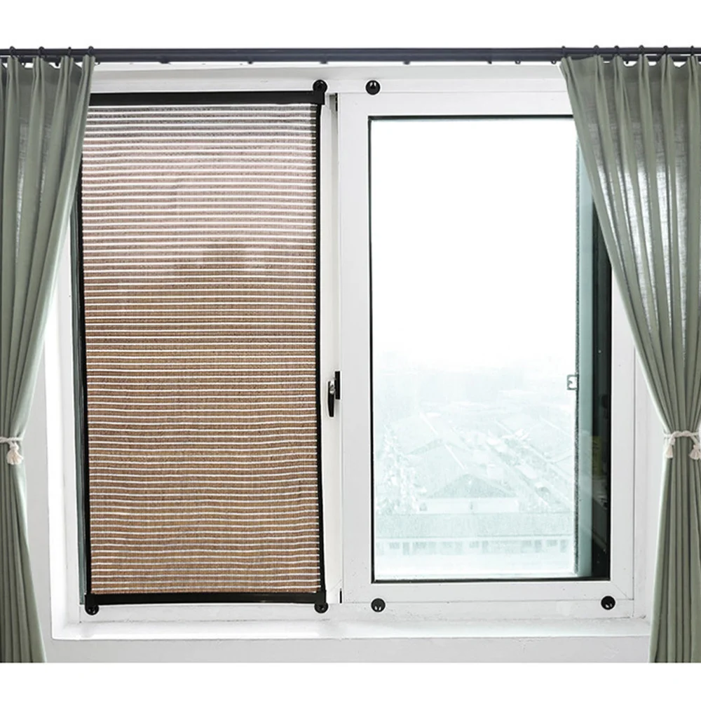 1 шт. 135x60 см роликовые шторы без пробивания отверстий солнцезащитные оконные для