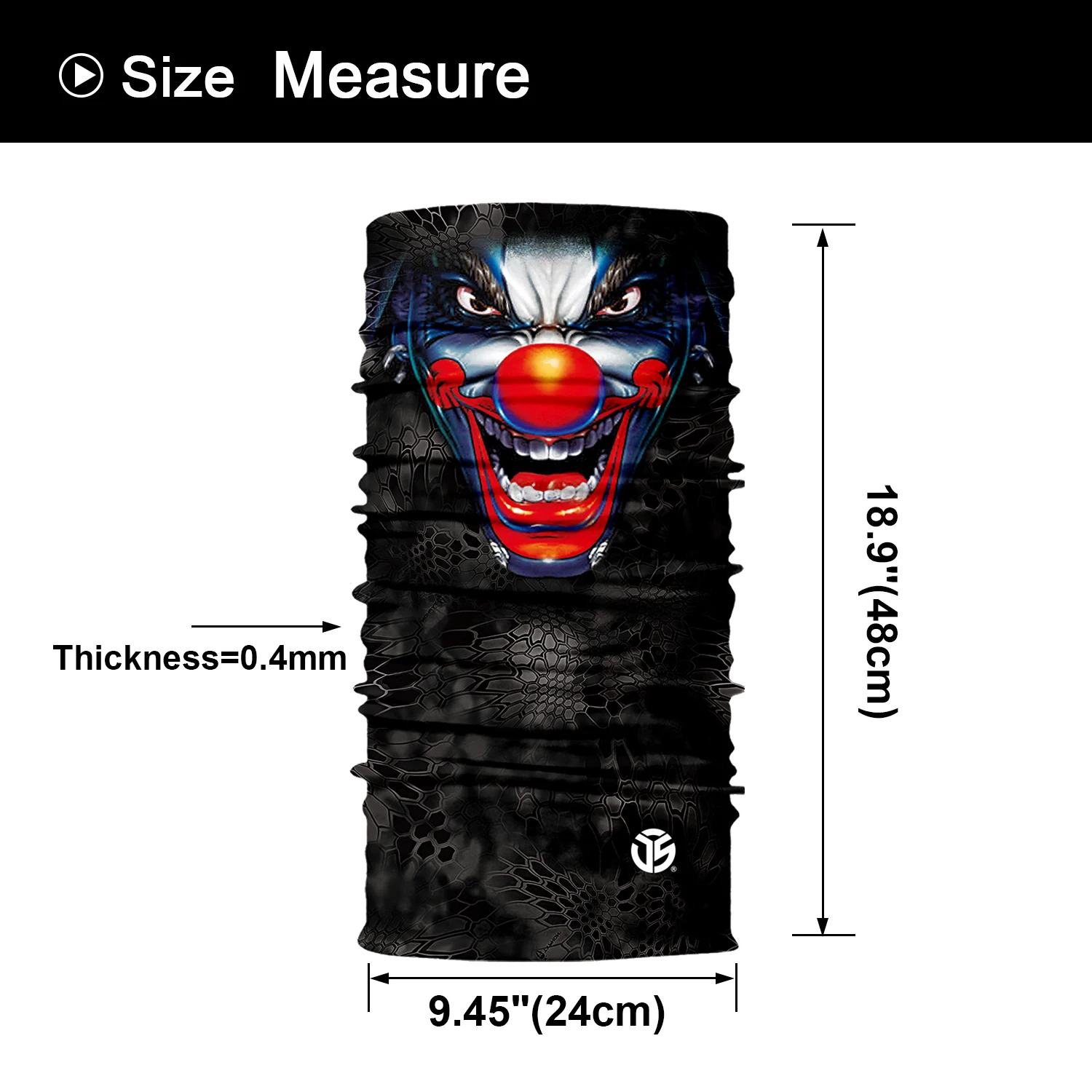 Череп Скелет туба шарф Анти УФ Половина маска для лица щит повязка Бесшовные