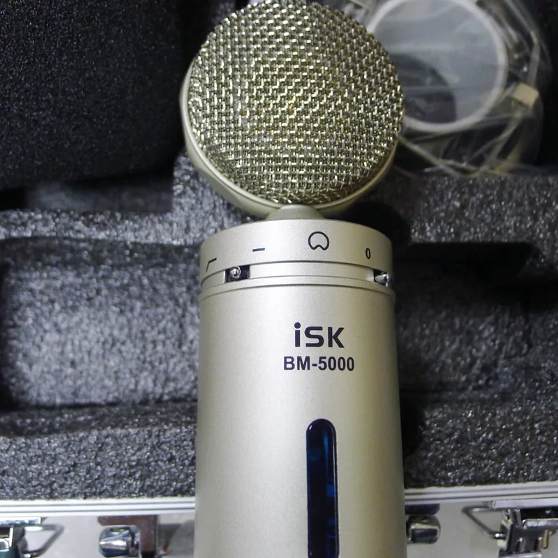 Оригинальный вертикальный профессиональный конденсаторный микрофон ISK для