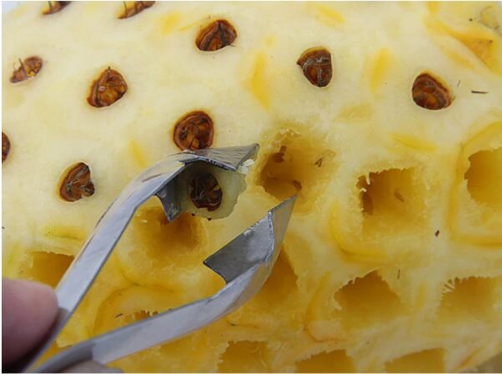 Новый 2 типа из нержавеющей стали резак ананас глаз Овощечистка Ананас Семена для