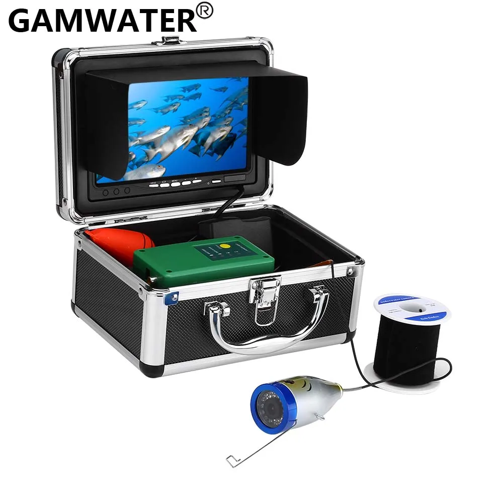 

GAMWATER Underwater Fishing Camera 7" Inch 1000TVL IP68 Waterproof 15M 30M 50M For Ice/Sea/River Fishing Fishfinder Camera