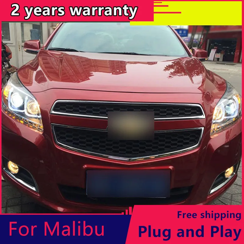 

KOWELL Car Styling For Malibu Headlights 2012-2014 Malibu LED Headlight DRL Daytime Running Light Bi-Xenon HID Accessories