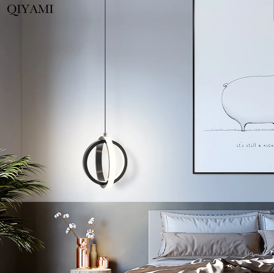 

A Modern LED Pendant Lights for Living Room Parlor Bedroom Round Square lamps indoor Lighting Dropshipping Hanglamps Luminaire
