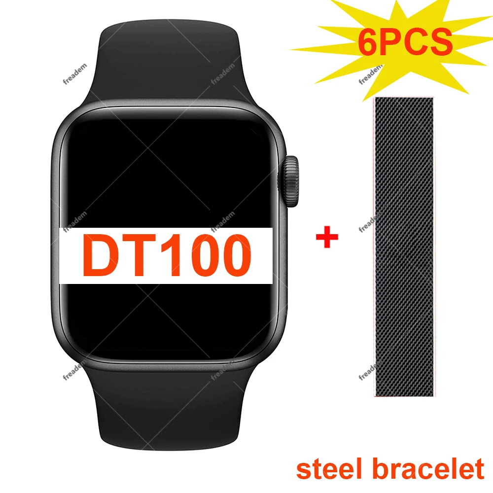 

6PCS DT100 Smart Watch