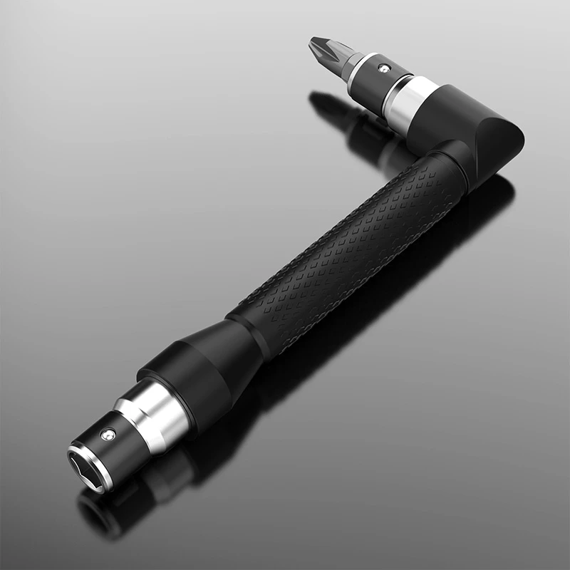 BROPPE 90 градусов прямоугольный бит отвертка локоть 1/4 дюймов S2 легированная сталь