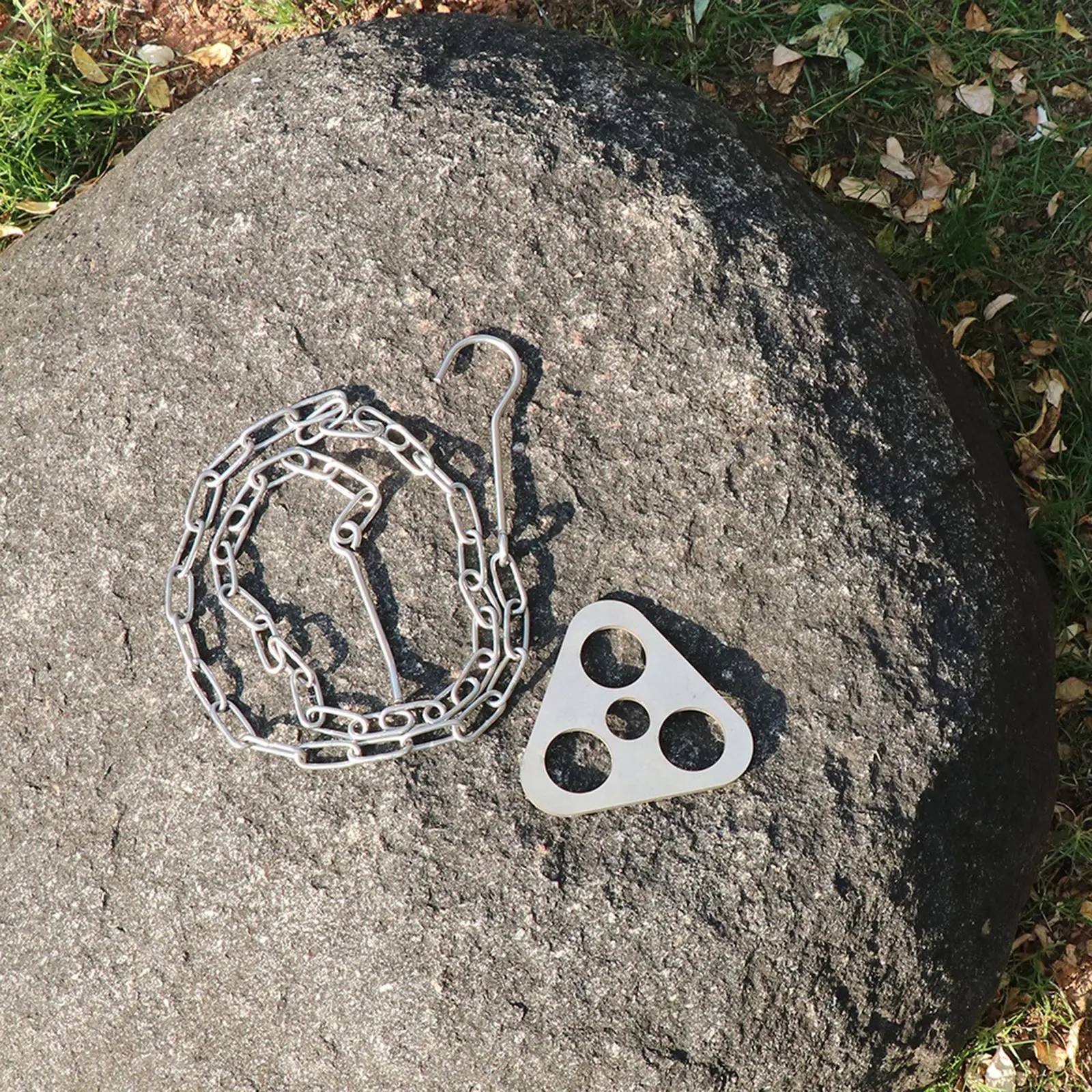 

Steel Outdoor Multifunctional Convenient Hanger Barbecue Camping Pot Rack Tripod Hanging Ring Portable Bracket