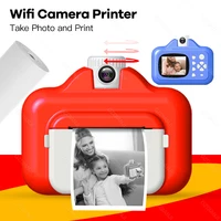 kid instant camera print dual selfie video game children digital camera mini thermal photo printer toys gifts printing