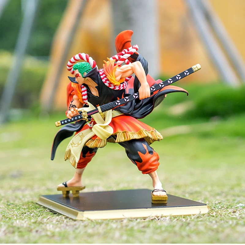 

24cm Anime Figure One Piece Roronoa Zoro Three-Blade Sa-Maximum Ver. PVC Action Figure Collection Model Toys Figure