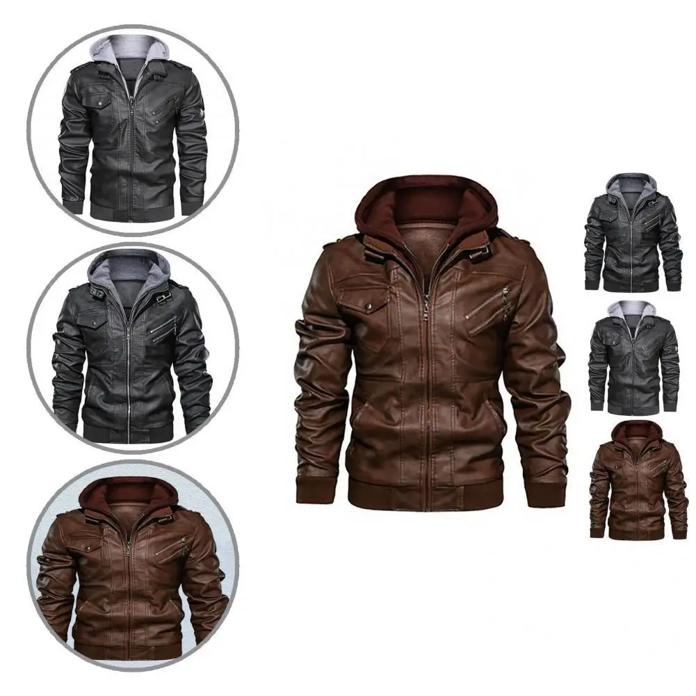 

Outwear Fabulous Leisure Autumn Jacket Hooded Fall Coat Multi Pockets for Work
