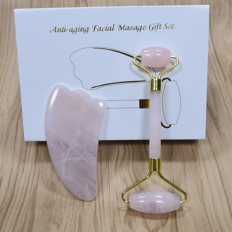 Расширенный натуральный кварцевый нефритовый роликовый инструмент лифтинга