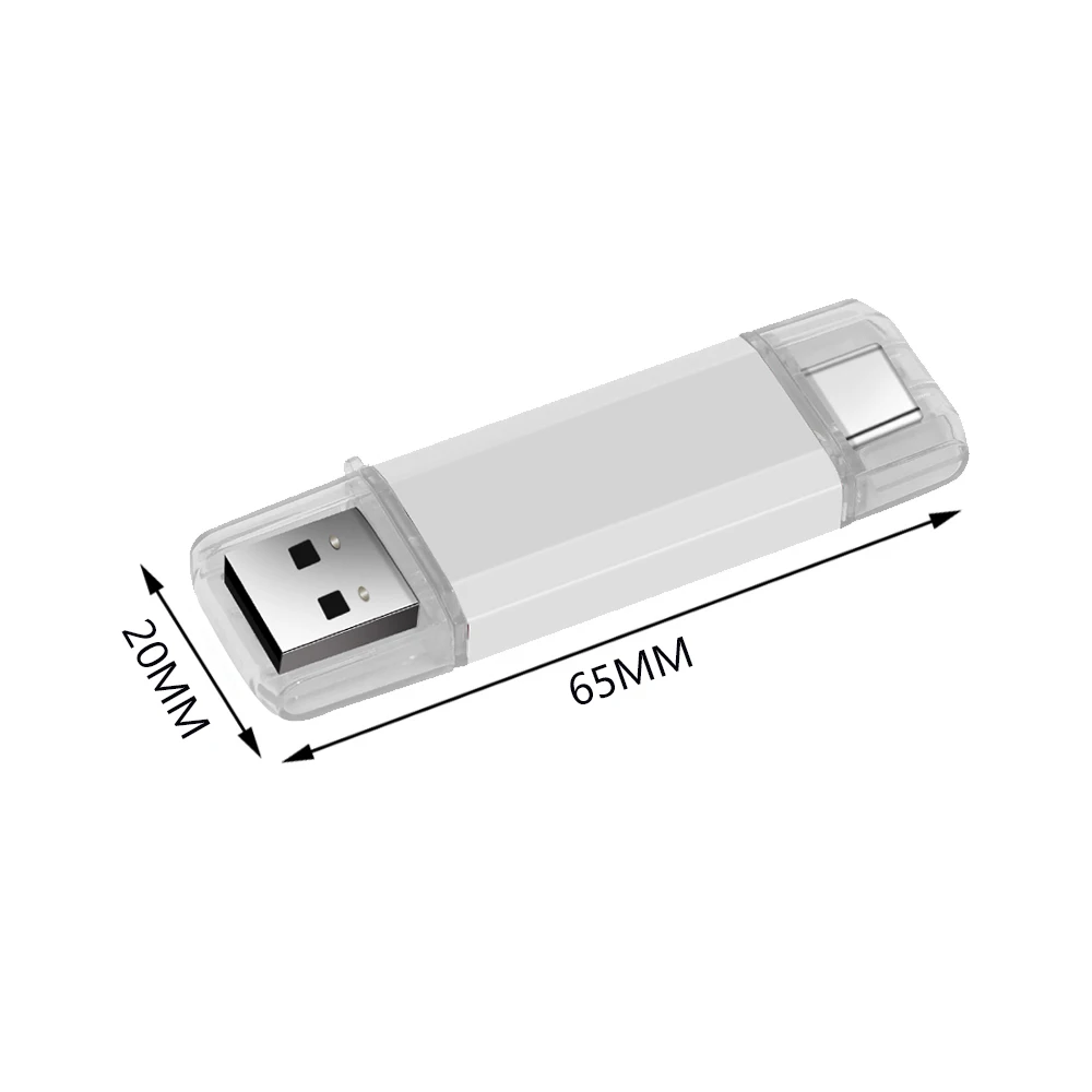 

Type-C Smart Phone USB 2.0 Flash Drive 8G 16GB 32GB 64GB 128GB Metal Pen Drives Wholesale Custom LOGO Memory Stick Real Capacity