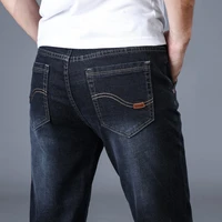 denim pants men size 28 40 2021 new mens fashion jeans business casual stretch slim jeans classic trousers