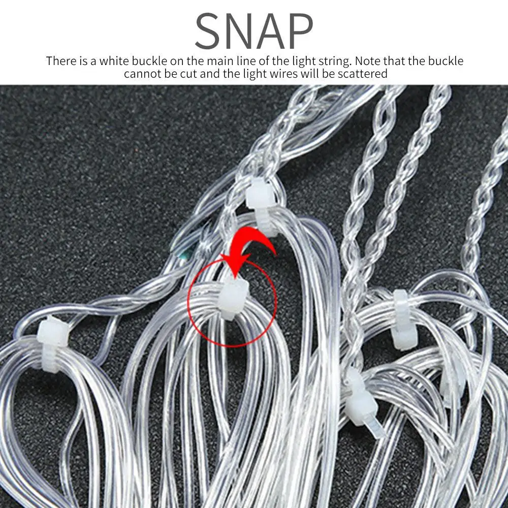 Сказочная гирлянда PolarisLamp с евровилкой 8 режимов | Лампы и освещение