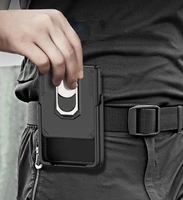 luxury mens outdoor belt bag for samsung galaxy z flip 3 case with back clip waistbag shockproof phone case for z flip3 case
