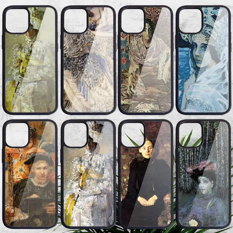 

Mikhail Vrubel Princess Swan Phone Case PC for iPhone 11 12 pro XS MAX 8 7 6 6S Plus X 5S SE 2020 XR