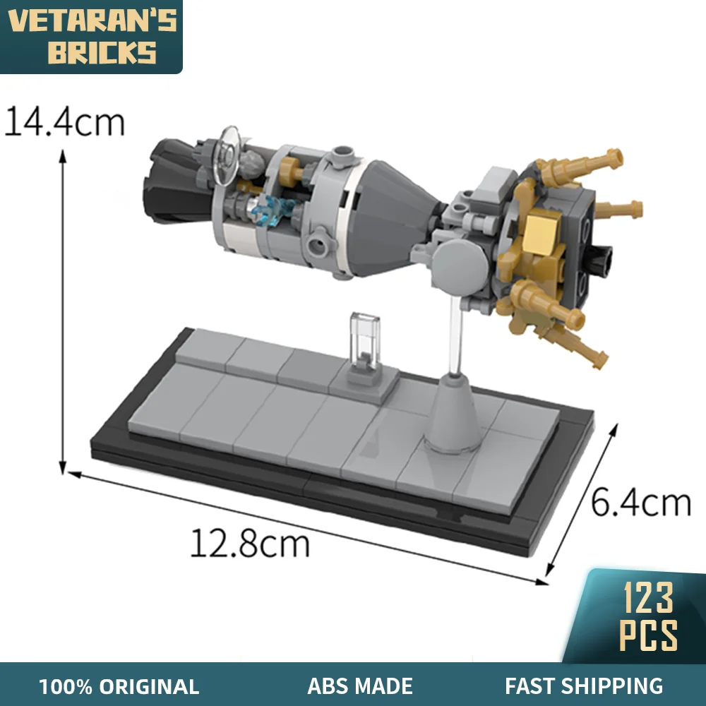 

Строительные блоки MOC US Apollo 13-го выпуска, модульный лунный Explorer, Космический Шаттл, кирпичи, игрушки для детей, рождественский подарок