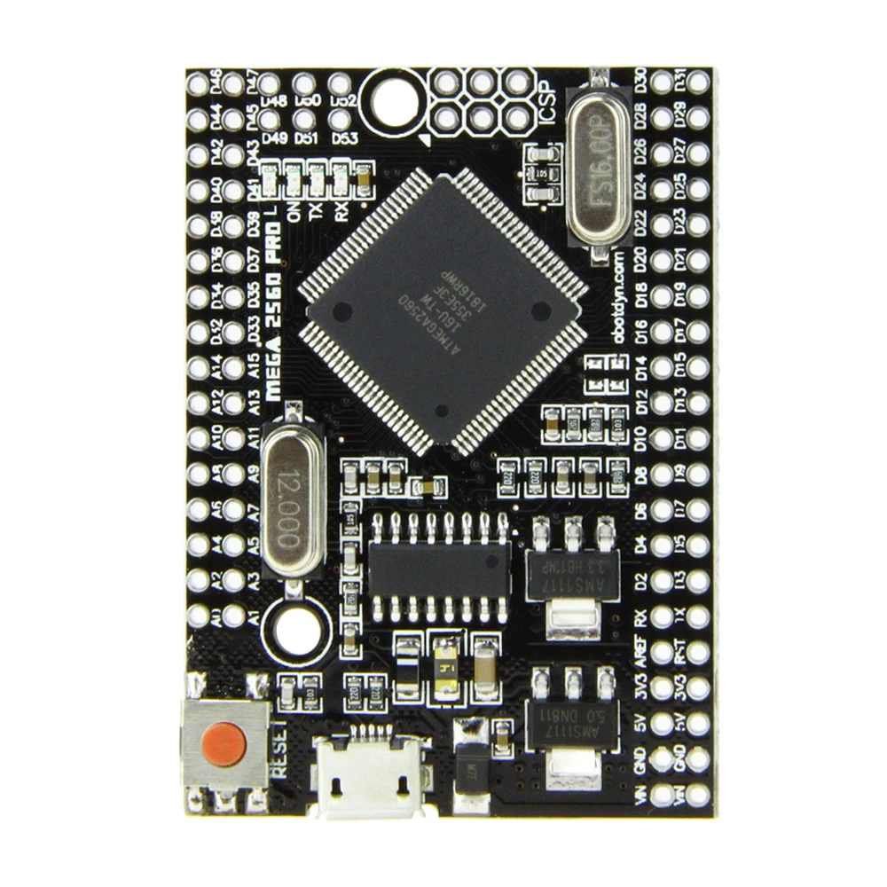Mega 2560 PRO MINI 5V (Embed) CH340G ATmega2560-16AU с штыревыми разъемами совместимыми arduino |