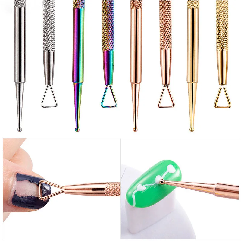 Набор для снятия гель лака кутикулы и из нержавеющей стали|Пушеры кутикулы| |