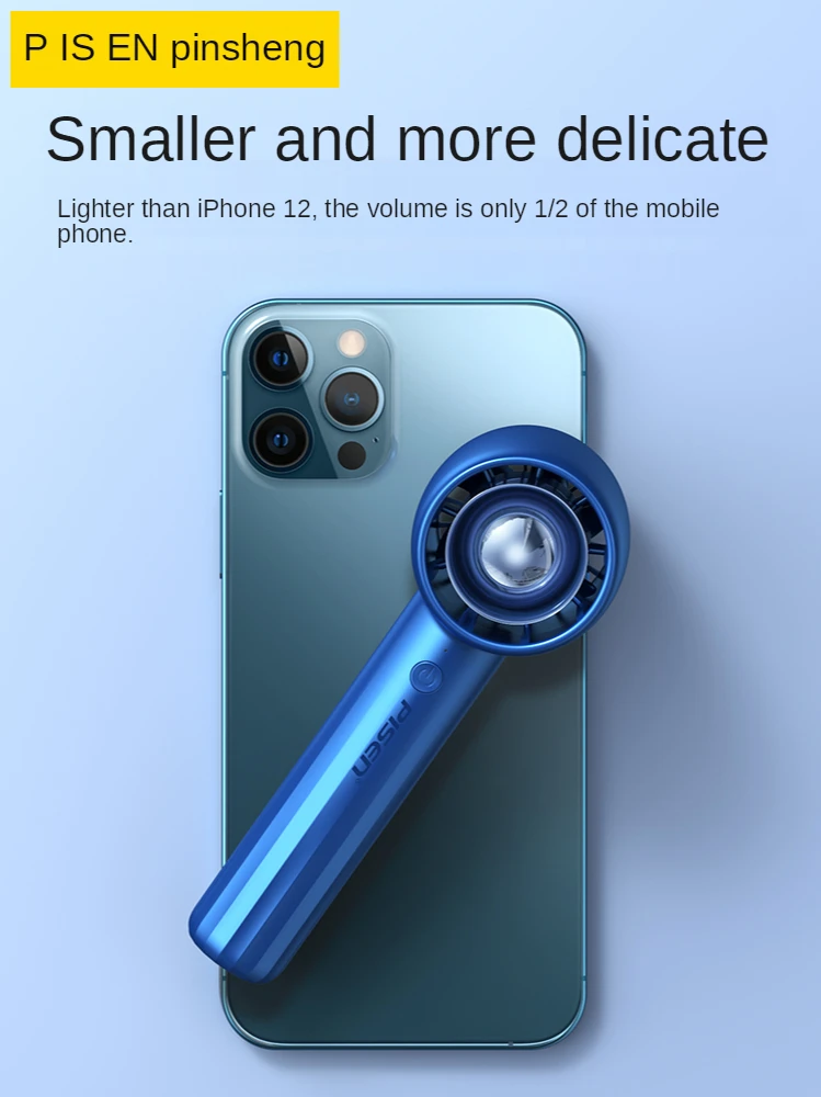 

Handheld Mini Little Fan Portable Portable Small Refrigeration Air Conditioner Office Desk Surface Panel USB Mute