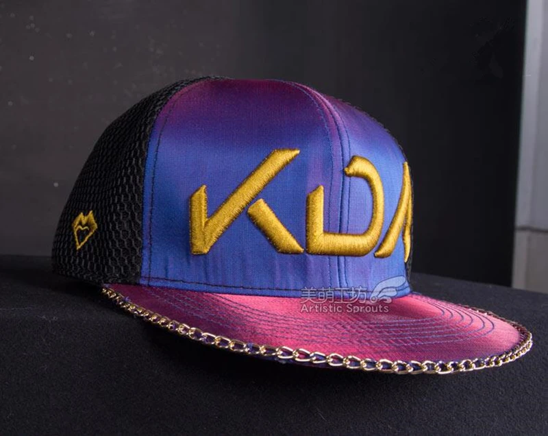 Akali шляпа AKL KDA Кепка s косплей реквизит хип-хоп шляпы бейсболка | Тематическая