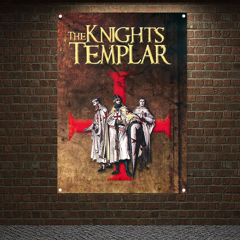 

Knights of templar Crusaders Posters Banners Flag Wall Art Home Decoration Wall Hanging Ornaments Mural HD Wallpapers Mural x7