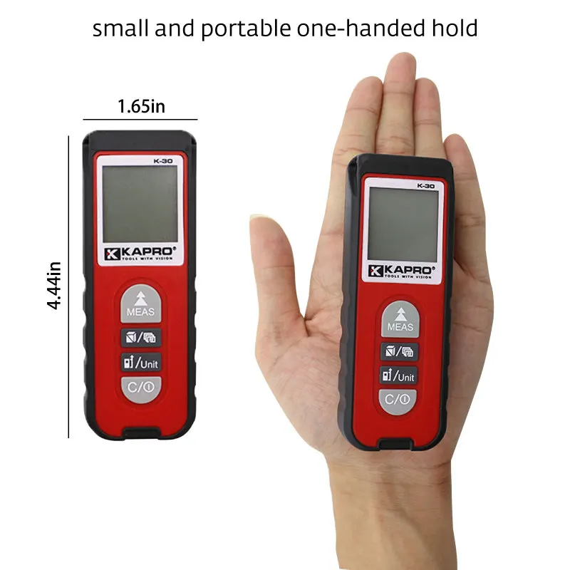 

30M Portable Digital Roulette Laser Rangefinder Backlight Rangefinder Electronic Trena Laser Rangefinder