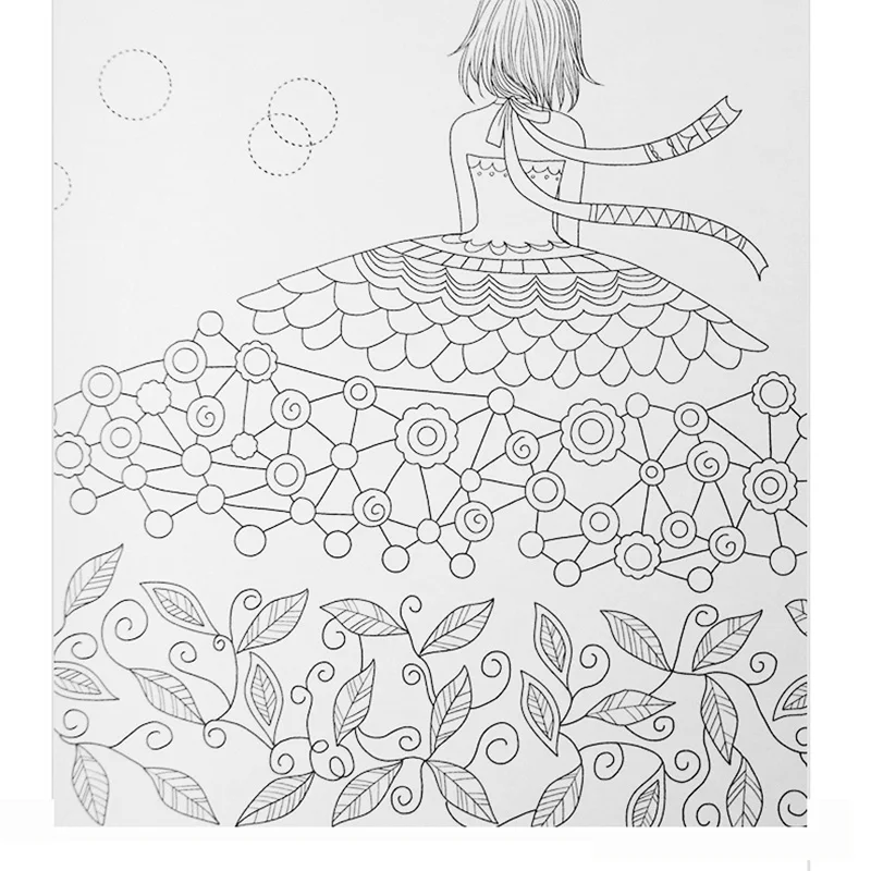 Новый секретный сад для детей взрослых раскраски декомпрессионные книги