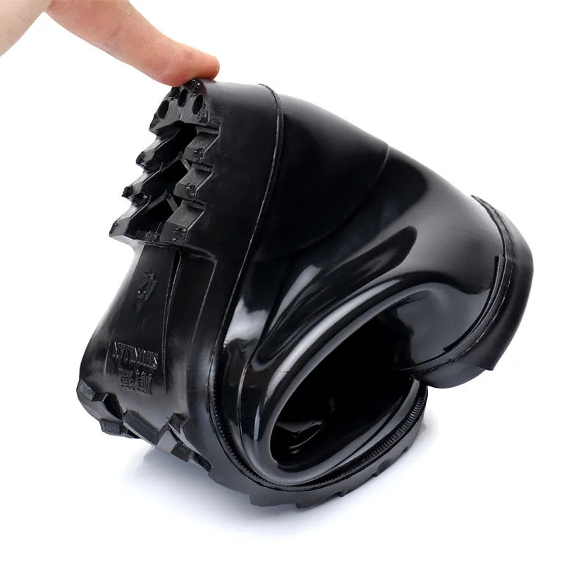 Сапоги Aleafalling мужские резиновые рабочие водонепроницаемые короткие