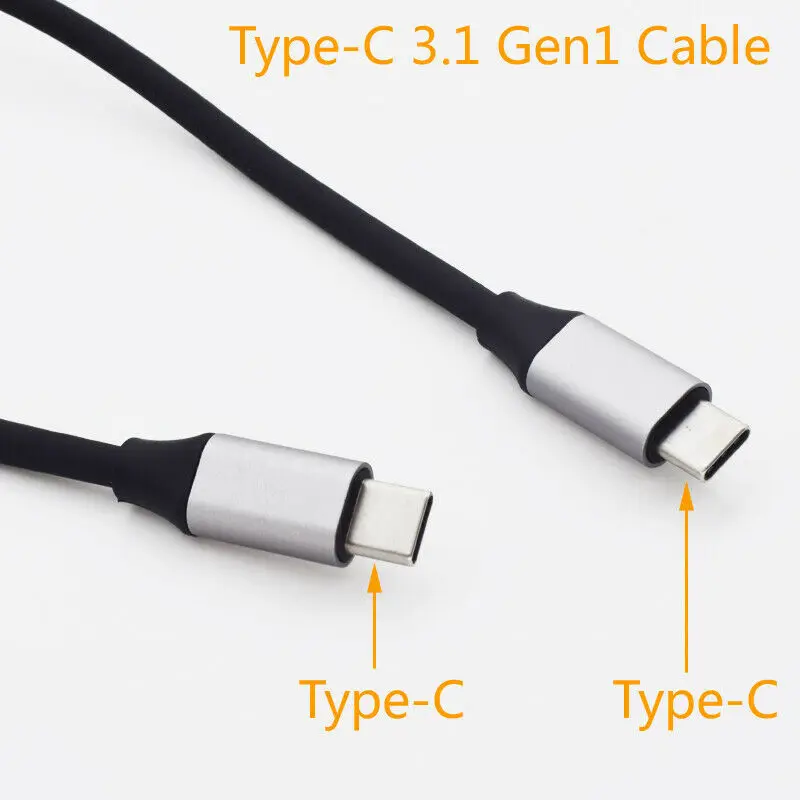 1 шт. Суперскоростной кабель USB C-USB C 3 Gen1 для синхронизации данных и передачи