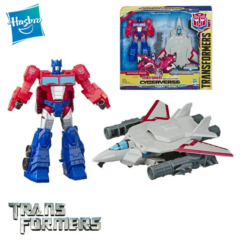 

Экшн-фигурка Hasbro Prime, аниме трансформеры, кибервселенная, СПАРК, броня, Оптимус, Прайм, экшн-фигурка из ПВХ, 12,7 см, E4328