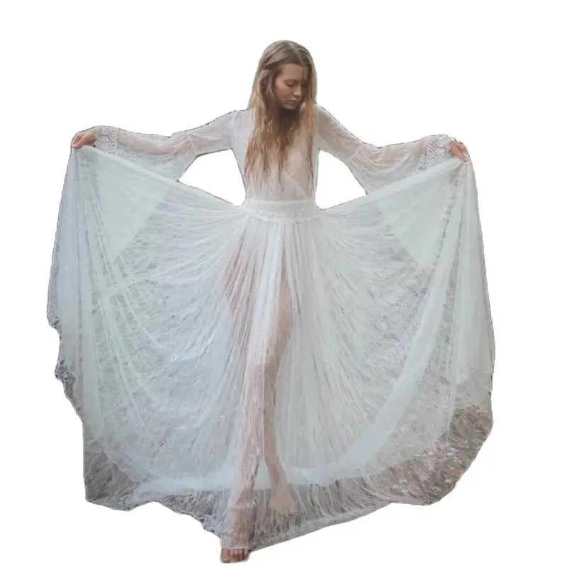 

Перспективное кружевное платье с v-образным вырезом для беременных платье для фотосессии для беременных женщин длинное платье для фотосессии реквизит Одежда