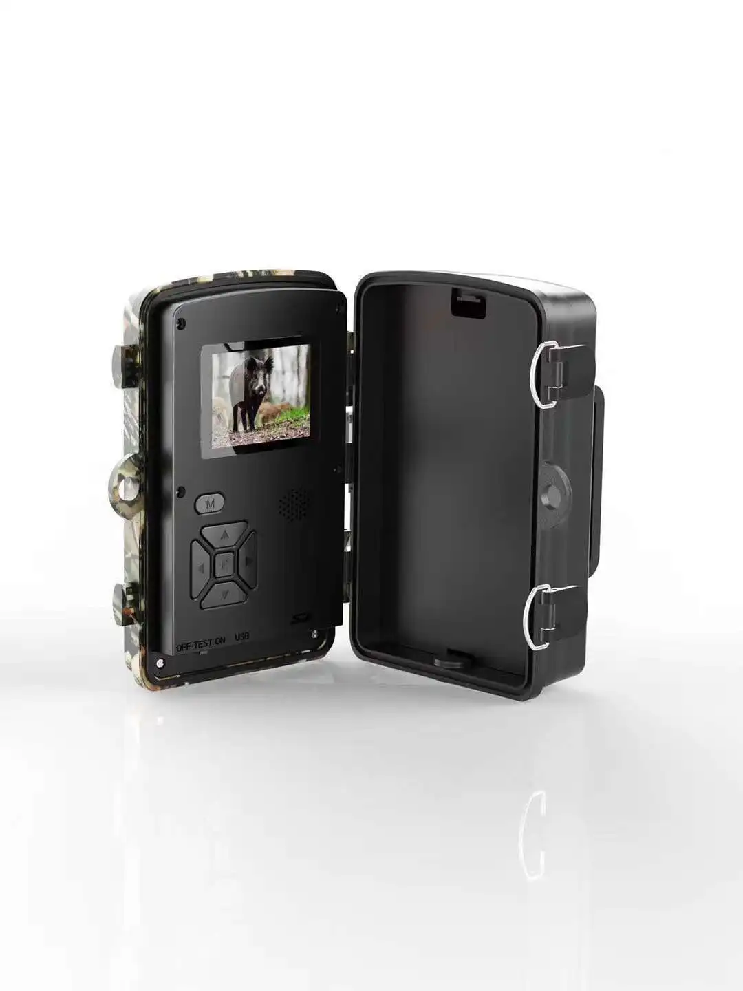 

High-definition waterproof outdoor camera, infrared heat sensor triggers outdoor night vision detection